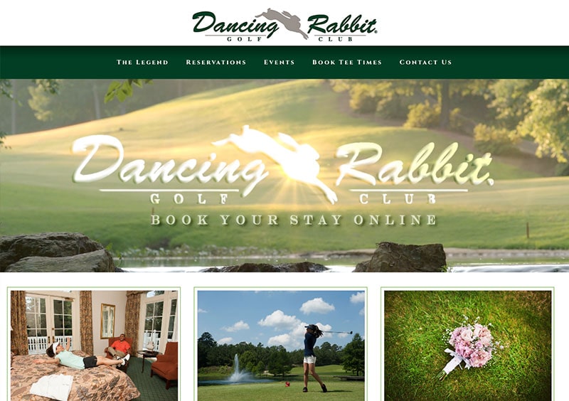 Dancing Rabbit Golf Course website