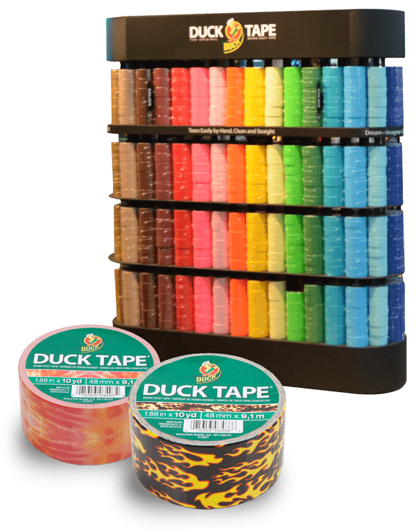 Duck Tape popup stand