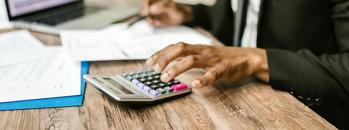 Images of a Velocity agency marketing director putting together a budget plan for a new project with the Gila River Indian Community Utility Authority in Phoenix Arizona