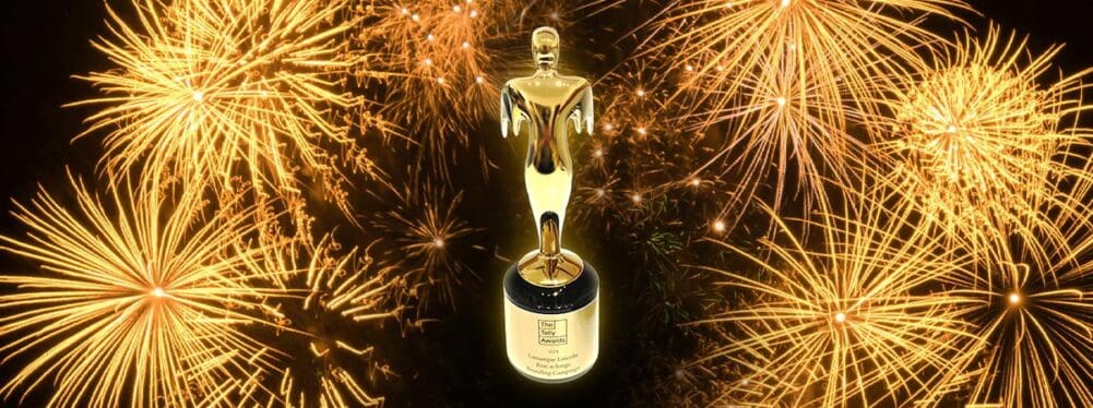 2024 Golden telly award for Lamarque Lincolns "Ron-A-Longs" Camapaign surrounded by golden fireworks